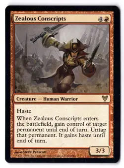 Zealous Conscripts LP* Avacyn Restored ENGLISH 166/244 mtg -UnltdCards - Image 1