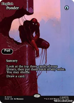 Ponder (Borderless) EN [MAR - 13] - LP [Foil] TCG MTG - Image 1
