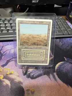 Scrubland English 3rd Edition Revised MTG Magic - HP Heavy Play - Image 1