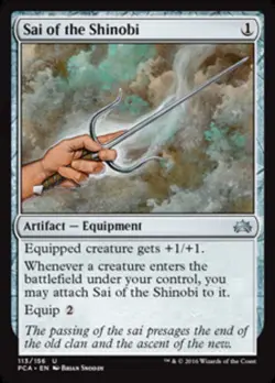 4x Sai of the Shinobi NM-Mint, English Planechase Anthology MTG Magic - Image 1