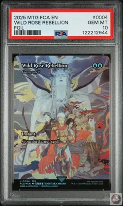Wild Rose Rebellion 0004 Foil Mtg PSA 10 - Image 1