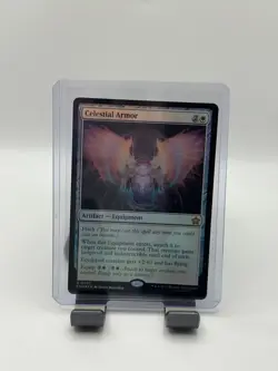 MTG, Celestial Armor FOIL $3 ORDER MIN 5 Foundations - Image 1