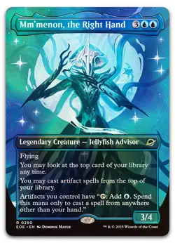 Mm'menon, the Right Hand (Borderless) #290 (Foil) NM Edge of Eternities - Image 1