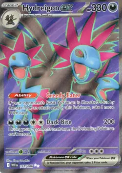 Hydreigon ex - 161/086 - Ultra Rare - White Flare - Pokemon Card - NM/M - Image 1