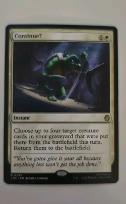 Mint/Near-Mint, English - 1 x MTG ContinueU Teenage Mutant Ninja Turtles Eternal - Image 1