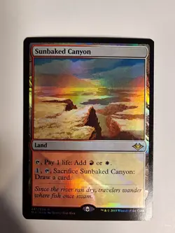 Mtg NM Sunbaked Canyon Modern Horizons Foil. - Image 1