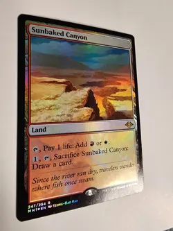 Mtg NM Sunbaked Canyon Modern Horizons Foil. - Image 3
