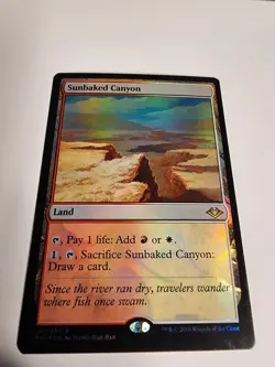 Mtg NM Sunbaked Canyon Modern Horizons Foil. - Image 4