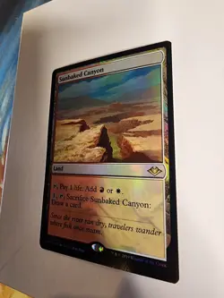 Mtg NM Sunbaked Canyon Modern Horizons Foil. - Image 5