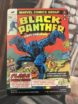 King T'Challa (Borderless) (0399) Marvel Super Heroes Foil - Image 2