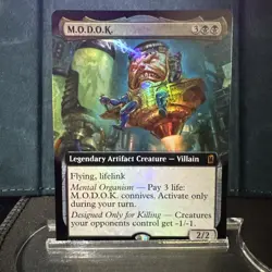 M.O.D.O.K. (Extended Art) Marvel Super Heroes Foil - Image 1