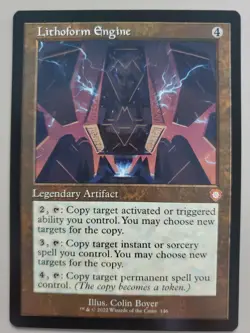 MTG Lithoform Engine Commander: the Brothers' War Retro Rare - Image 1