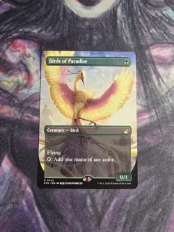 Birds of Paradise (Anime Borderless) Ravnica Remastered Regular - Image 1