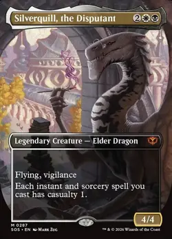 Silverquill, the Disputant-Secrets Of Strixhaven-Borderless-Regular-287-NM - Image 1