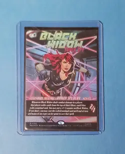Black Widow, Super Spy (Borderless) (0393) Marvel Super Heroes Foil - Image 1
