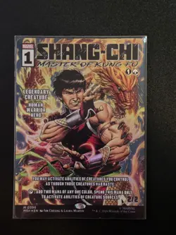 Shang-Chi, Master of Kung Fu Borderless FOIL 0396 MTG MSH Nm/M *ON HAND* - Image 1