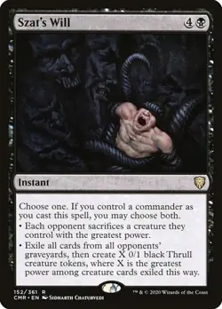 Szat's Will CMR LP MTG - Image 1