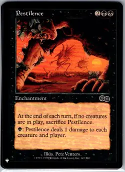 Pestilence - 147 - The List Reprints - Magic MTG - NM - B3G1 - Image 1