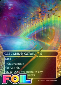 x1 Cascading Cataracts EOS Edge of Eternities Stellar Sights MTG 5 M/NM 1x - Image 1
