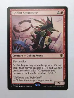 MTG Goblin Spymaster (C16) Commander 2016 Regular Rare 019/351 - Image 1