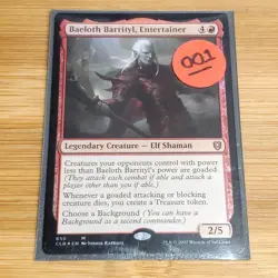 Baeloth, Barrityl, Entertainer, Foil, Commander Legends Baldur's Gate MTG 001 - Image 4