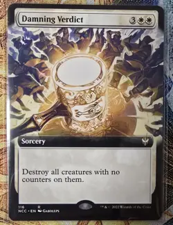 Damning Verdict (Extended) Commander: Streets of New Capenna,Regular,#116,NM++ - Image 1