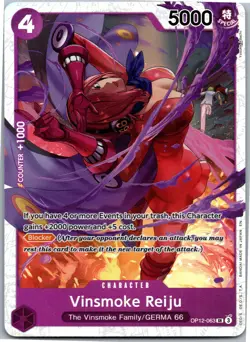 Vinsmoke Reiju SR Legacy of the Master OP12-063 NM - Foil - Image 1