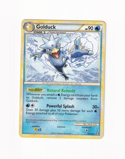Golduck 22/102 Triumphant HGSS Regular Non Holo Pokemon Moderately Played MP - Image 1