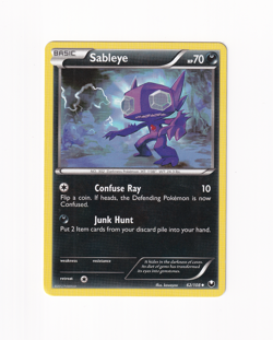 Sableye 62/108 Dark Explorers Regular Non Holo Pokemon Card Moderately Played MP - Image 1