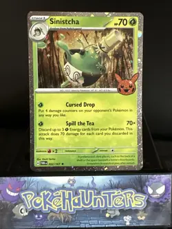 Pokemon Card Sinistcha 022/167 Twilight Masquerade Trick or Trade L/P - Image 1
