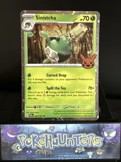 Pokemon Card Sinistcha 022/167 Twilight Masquerade Trick or Trade NM - Image 1