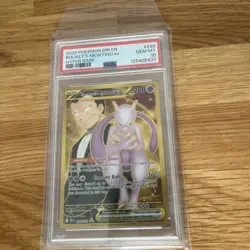 Pokemon Destined Rivals # 240 Team Rockets Mewtwo EX Hyper Rare PSA 10 GEM MINT! - Image 1