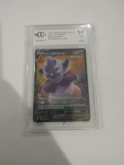 GALARIAN SLOWKING V 2021 Pokemon Sword and Shield Chilling Reign #99 HOLO URR - Image 1