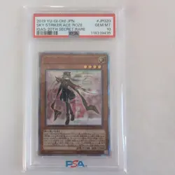 YuGiOh Sky Striker Rose 20th Secret Rare PSA10 Japan Exclusive Card - Image 1