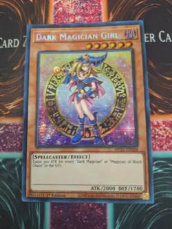 Yugioh Dark Magician Girl MP22-EN268 Prismatic Secret Rare 1st Edition Near Mint - Image 1