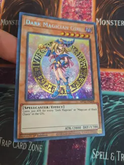 Yugioh Dark Magician Girl MP22-EN268 Prismatic Secret Rare 1st Edition Near Mint - Image 2