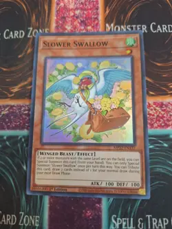 Yugioh Slower Swallow MP22-EN137 Super Rare 1st Edition Near Mint - Image 1