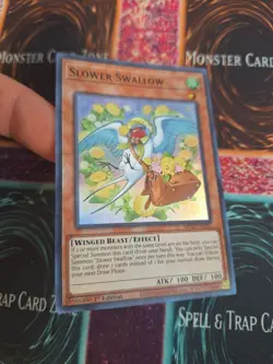 Yugioh Slower Swallow MP22-EN137 Super Rare 1st Edition Near Mint - Image 2