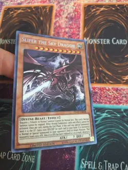 Yugioh Slifer the Sky Dragon TN19-EN008 Prismatic Secret Rare Limited Near Mint - Image 2