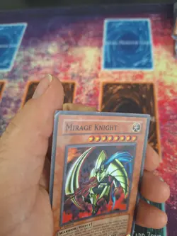 Yugioh Mirage Knight DCR-018 Super Rare 1st Edition Moderately Played - Image 3