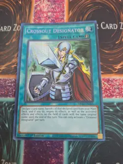 Yugioh Crossout Designator MP22-EN265 Prismatic Secret Rare 1st Edition NM - Image 1