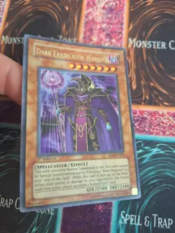 Yugioh Dark Eradicator Warlock SD6-EN001 Ultra Rare 1st Edition Near Mint - Image 2