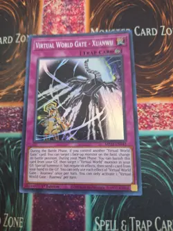 Yugioh Virtual World Gate - Xuanwu MP22-EN042 Super Rare 1st Edition Near Mint - Image 1