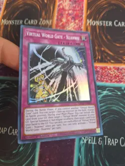 Yugioh Virtual World Gate - Xuanwu MP22-EN042 Super Rare 1st Edition Near Mint - Image 2