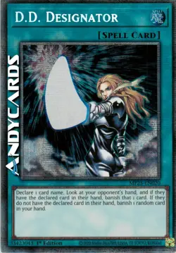 D.D. DESIGNATOR (Designatore D.D.) • Rara Starlight • MP25 EN020 • 1Ed • Yugioh! - Image 1