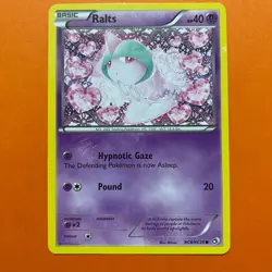 Ralts Starfoil Pokemon Card TCG RC8/RC25 BW Legendary Treasures NM Near Mint - Image 2