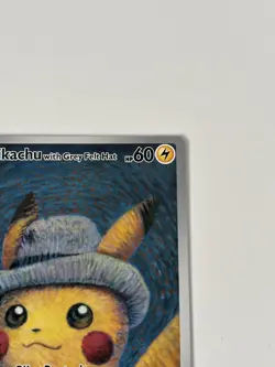 Pikachu with Grey Felt Hat 085 SVP EN Van Gogh Museum Promo Pokemon Card NM - Image 4