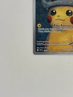 Pikachu with Grey Felt Hat 085 SVP EN Van Gogh Museum Promo Pokemon Card NM - Image 5