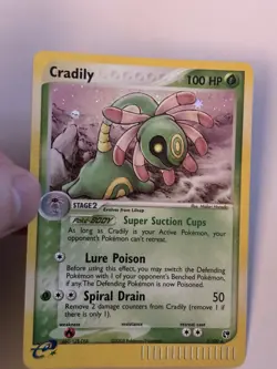 Cradily 3 Holo Rare EX Sandstorm Lightly Played Pokemon Card - Image 3