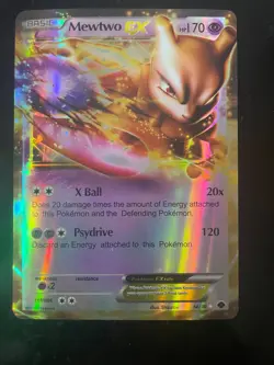 Pokemon Mewtwo EX 54/99 Celebrations: Classic Collection Holo card - Image 1